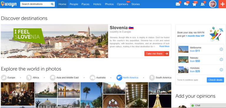 wayn application voyage